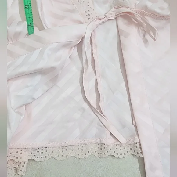 Adore Me Elegant Pink Lace Trim Sleepwear Set - Picture 5 of 12